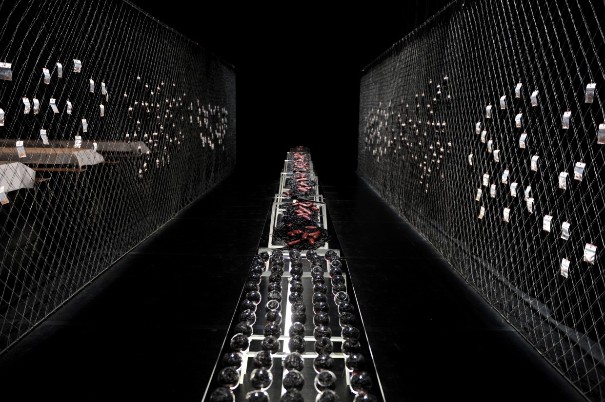 design culinaire - julie Rothhahn - food design - installation culinaire - performance culinaire