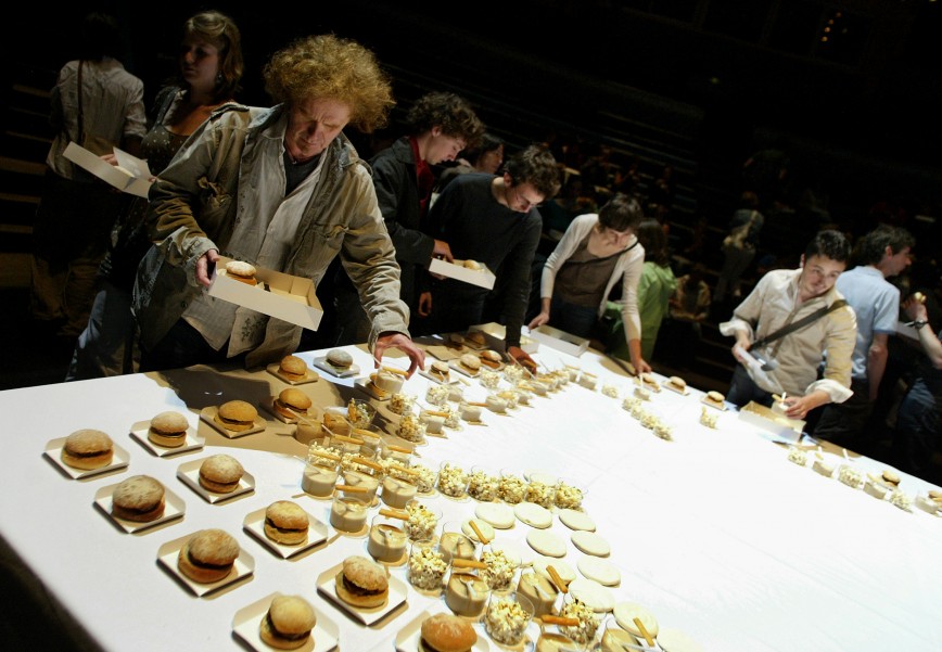 design culinaire - julie Rothhahn - food design - installation culinaire - performance culinaire