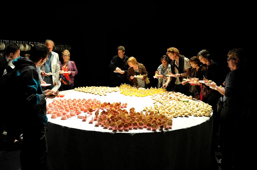 design culinaire - julie Rothhahn - food design - installation culinaire - performance culinaire